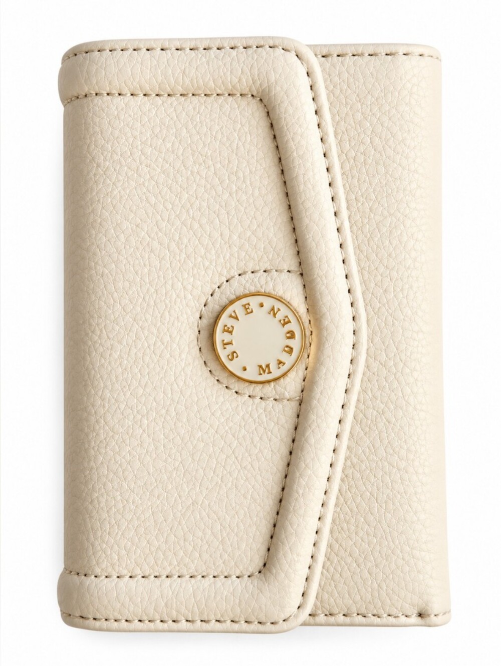 Steve Madden Ivory Bbrett Trifold Wallet